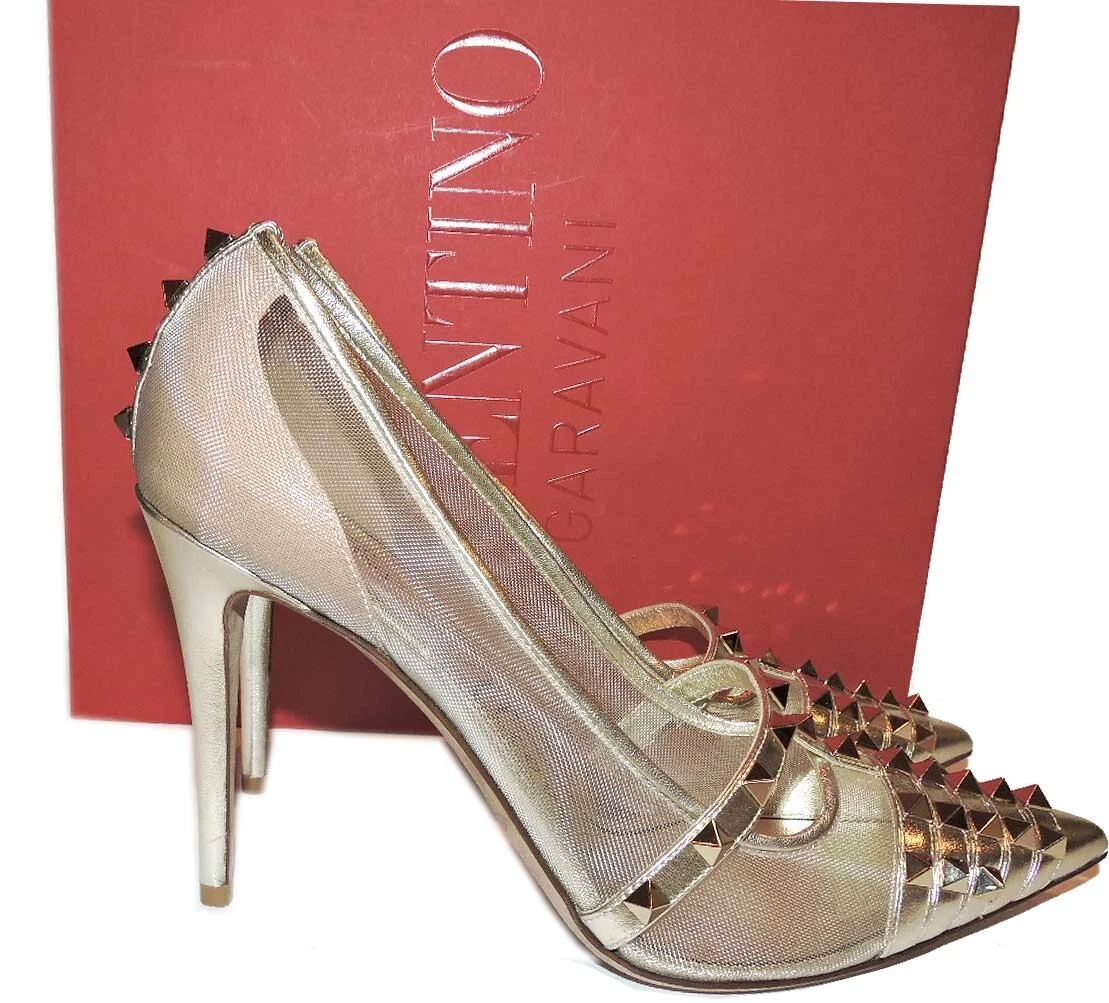 Valentino Garavani Rockstud 100mm sandals - Silver