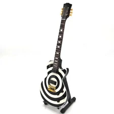 Miniature Guitar For ZAKK WYLDE Bullseye GIFT Display FREE Stand Memorabilia