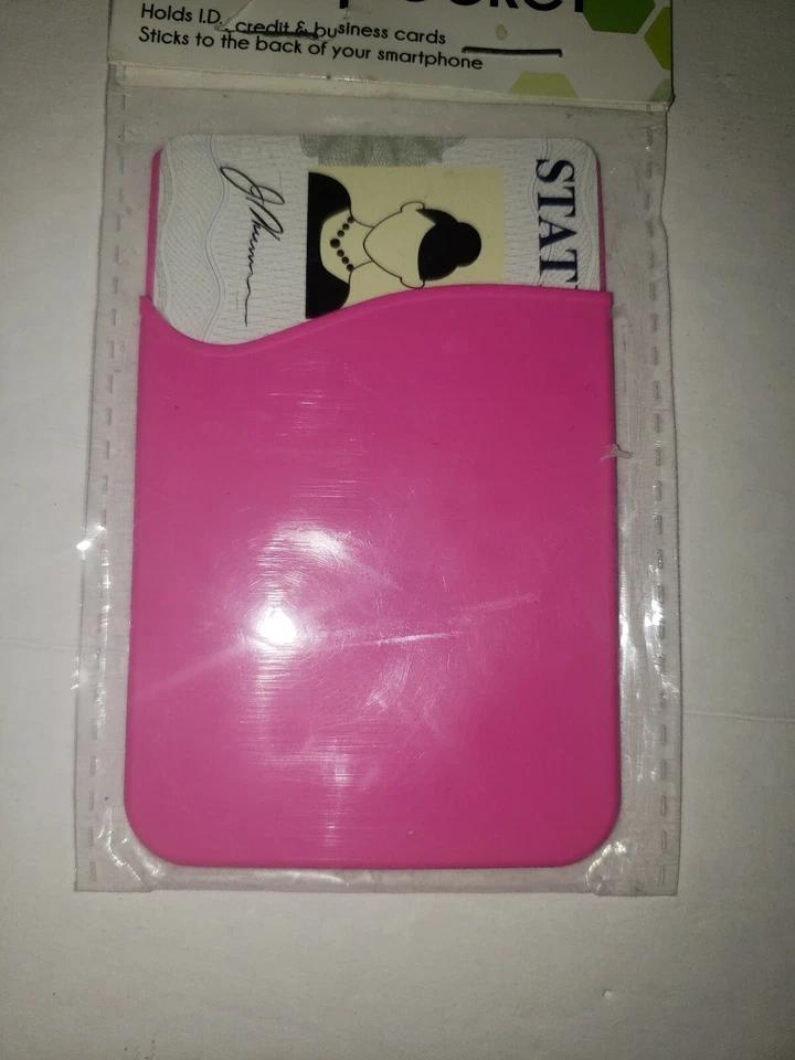 Bolso portatarjetas billetera rosa caliente Foto 2 de 3