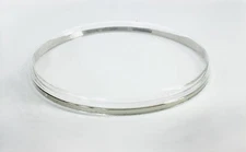 31.5mm Acrylic Watch Crystal with Silver Tension Ring for OMEGA Watches