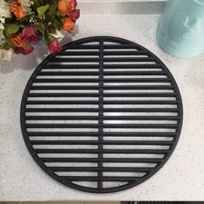Round Cast Iron Barbecue Cooking Grate Grid Replacement Net BBQ Garden Picnic