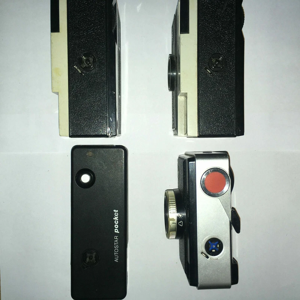 Lote 4 Agfa Vintage: 2x Autostar X-126 + Autostar Pocket + Sensor Agfamatic 100 Foto 4 de 4