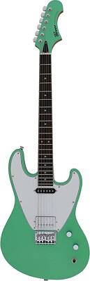 Greco BGW22 SH Light Green Electric Guitar with Gig Bag Stratocaster Type