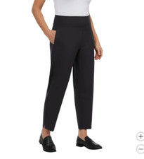 NWT Kirkland Signature Ladies' Ankle Pants, Color Black, Size L