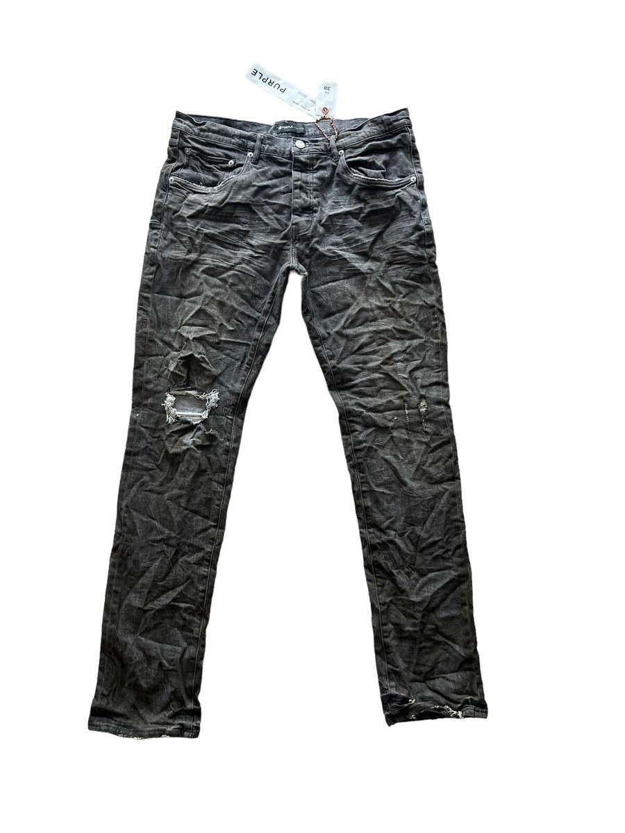 purplebrand p001 grayデニム 28inch P001 Worn Grey Knee Slit – PURPLE BRAND