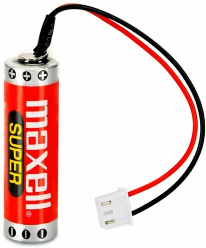 50PCS 3.6V 1800mAh MAXELL ER6C AA PLC Battery for Mitsubishi FX F2-40BL w/Plug - Image 3 of 4