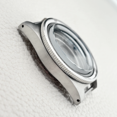 Brushed Silver Watch Case Conversion NH35 NH36 Mod Drilled Lugs