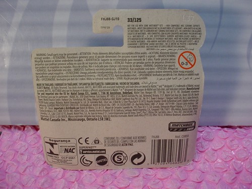 2018 Matchbox MBXCAVATOR #33 SHORT CARD☆blue/yellow ☆ INC Construction☆65TH Anni - Picture 3 of 3