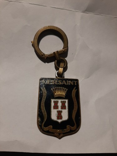Porte-clés Key ring Augis - ANTAR - Logo années 60 - Métal émaillé