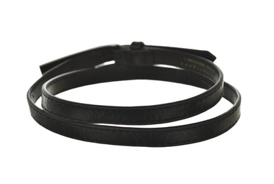 Robert Rodriguez Womens Belt Size 4 Black Leather Hip Skinny  display picture 1