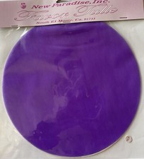 9  WHITE/PURPLE WEDDING FAVOR TULLE 10pcs New Paradise  Send off  Congrats  Rice
