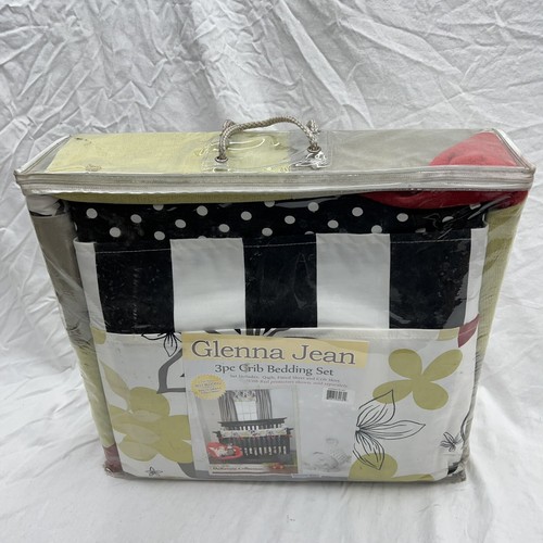 Glenna Jean McKenzie 3 Piece Crib Bedding Set HTF Brand New Out Of Production - Picture 3 of 11