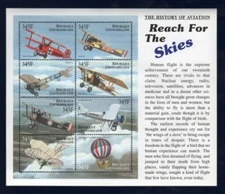 Central Africa 2000 - Aviation History - Sheet of 8 Stamps - Scott #1331 - MNH