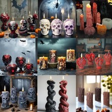 Halloween Silicone Molds Candle Molds Candle Making Supplies DIY Resin Molds 3D