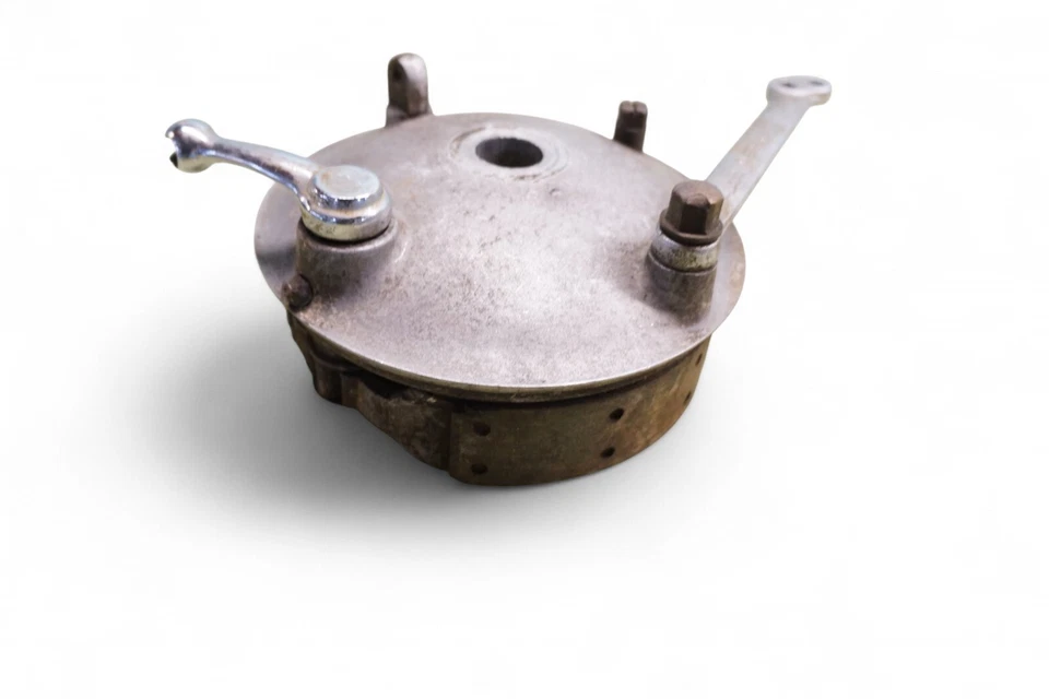 BSA A10 FRENO DE TAMBOR PLACA DE ALEACIÓN DORADO SUPER FLASH ROHETE DE CARRETERA *RG25 Foto 2 de 4