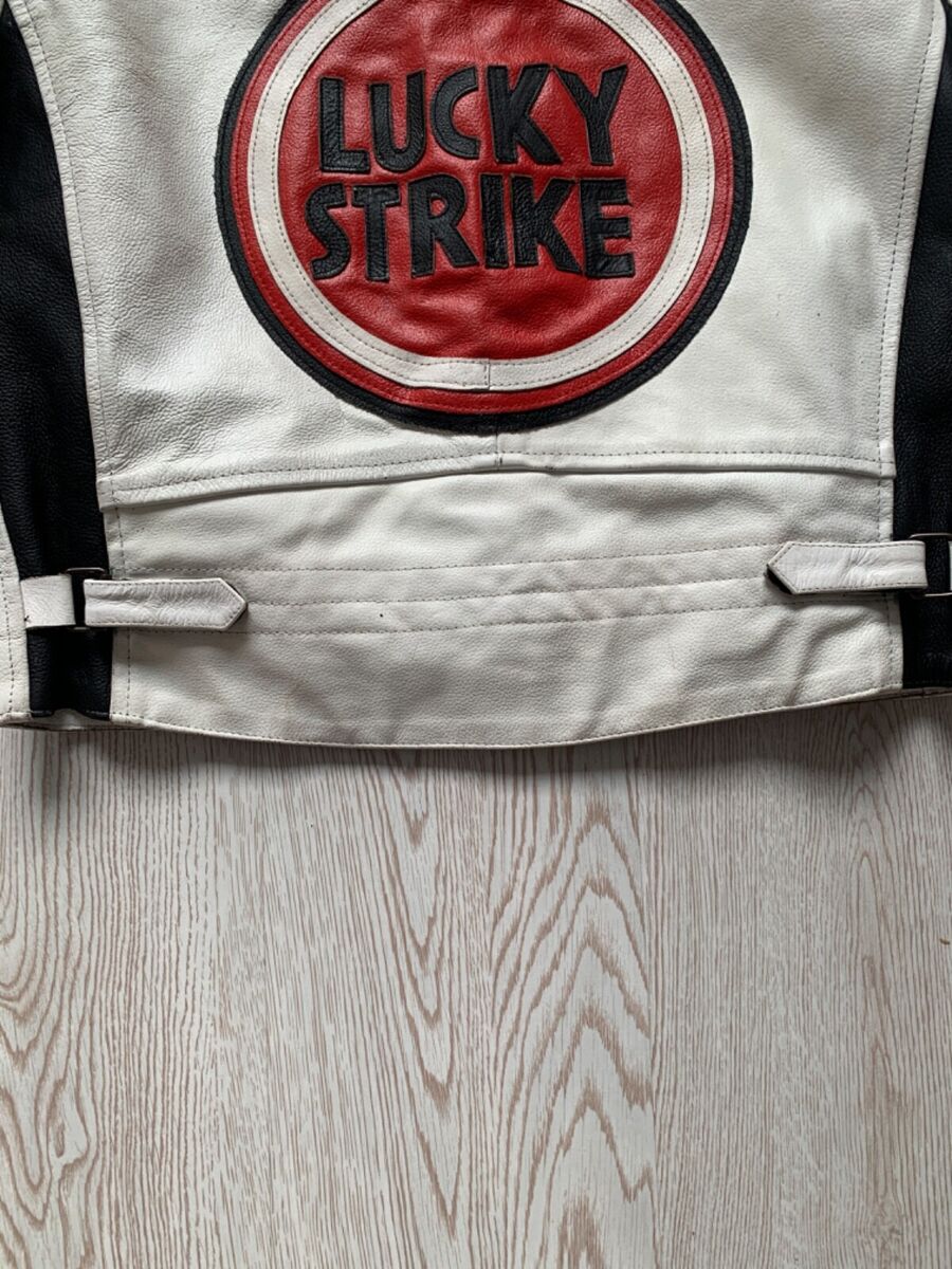Vintage Lucky Strike Leather Racing Jacket size M | eBay Vintage Lucky Strike Leather Racing Jacket size M | eBay