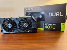 ASUS NVIDIA Dual GeForce RTX 4070 12GB GDDR6X (DUAL-RTX4070 ASUS NVIDIA Dual GeForce RTX 4070 12GB GDDR6X (DUAL-RTX4070