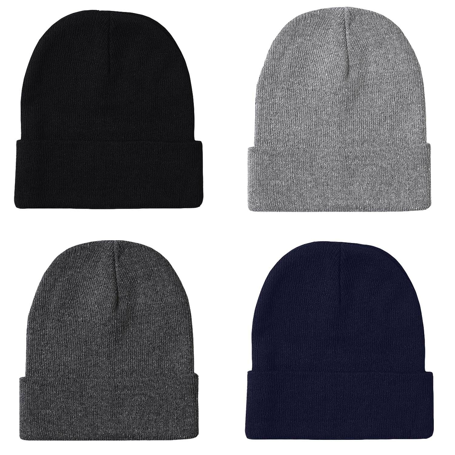 plain wooly hats