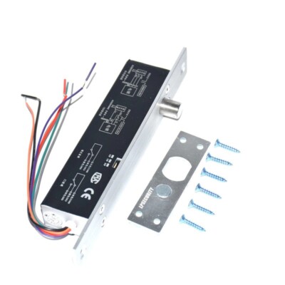 NSEE KX54 12V NO/NC Electric Drop Bolt Door Entry Gate Lock Fail Secure/Safe 