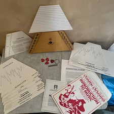 Russian Zither; Dulcimer Lap Harp; Picks Wire Wrench Tuning Card; Music Sheets