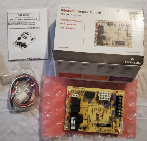 Emerson Goodman White Rodgers 50A55-743 Integrated Furnace Control Board - HVAC