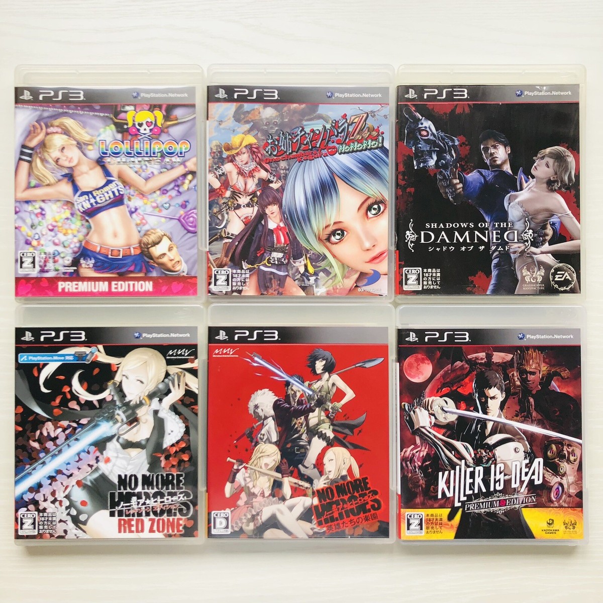 PS3 Onechambara SHADOWS OF THE DAMNED Lollipop Chainsaw NO MORE