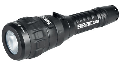 Seac Tauchlampe R15 Durchm. 47 mm L. 166 mm. 300 gr. CREE XP-L LED 900 Lumen neu