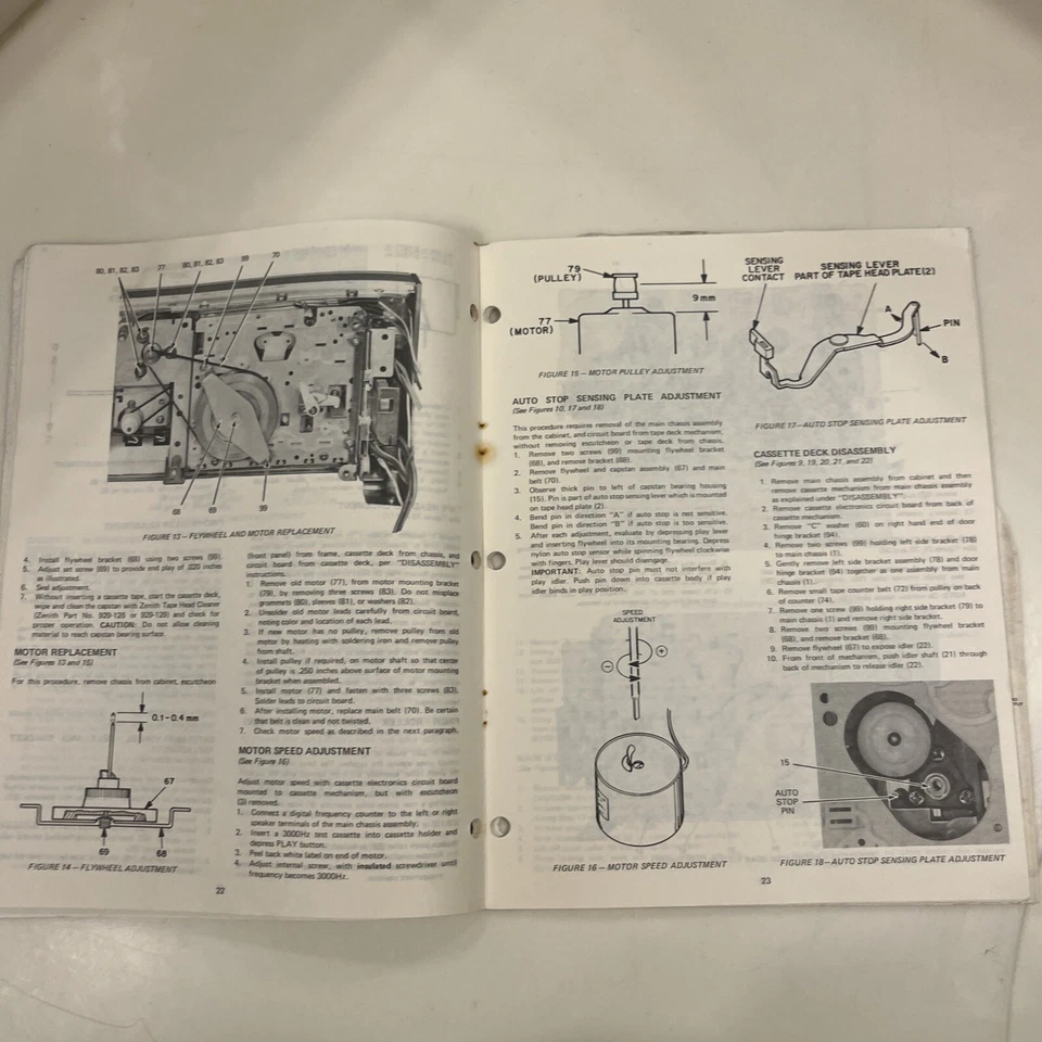 Zenith Service Manual HF-48 Integrated Stereo Systems IS4090 IS4090XP Original - Image 2 of 4