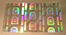 100 Personal Security Badge ID Overlay Hologram #5001 Tamper Proof Security Pass