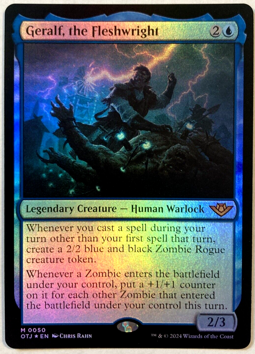 MTG Geralf The Fleshwright FOIL Outlaws of Thunder Junction 50 NM