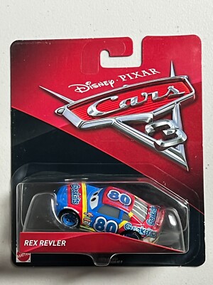 Disney Pixar Cars 3 Rex Revler - 80 Gaskits NICE 2017 Hard to find