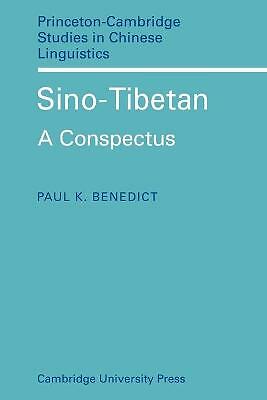 Sino-Tibetan A Conspectus Benedict Paperback Cambridge University Press