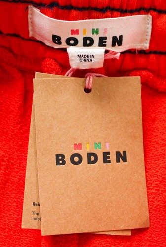 Mini Boden Unisex Kid's Warrior Knee Joggers JL3 Orange Size 13-14 NWT - Picture 3 of 5