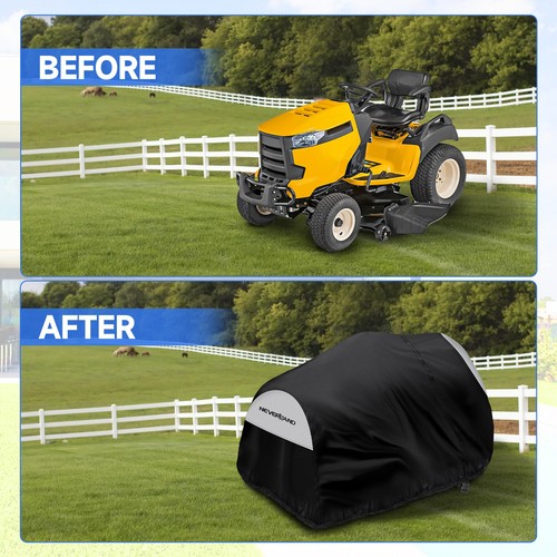 Cubierta de tractor cortacésped exterior resistente 72 pulgadas de largo protección solar para todo tipo de clima - Imagen 4 de 13