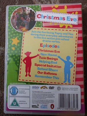 TOPSY AND TIM CHRISTMAS EVE DVD KIDS 8 EPISODES | eBay UK