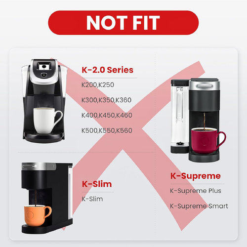 2 Stück Wiederverwendbare K Tassen Kaffeepads für Keurig 1.0, Edelstahl Kaffeefilter - Bild 6 von 8