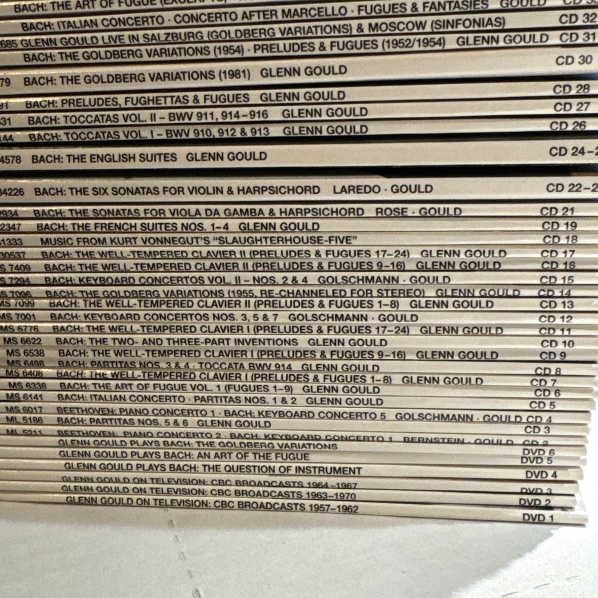 Glenn Gould The Complete Bach Collection *MISSING 3 CD's* - 41
