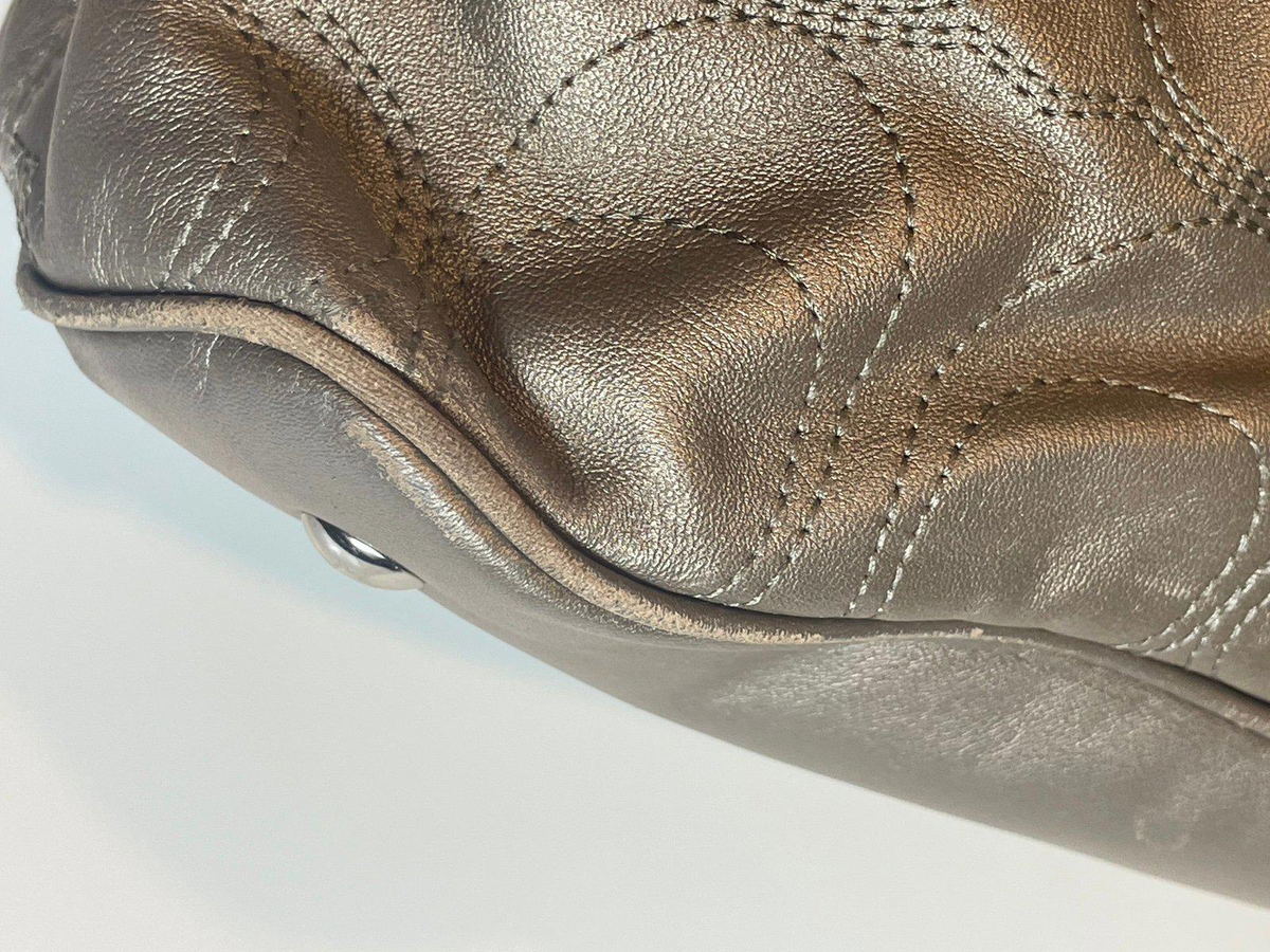 Coach A1276-F19413 Bronze C Stitched Leather Shoulder Bag Coach A1276-F19413 Bronze C Stitched Leather Shoulder Bag