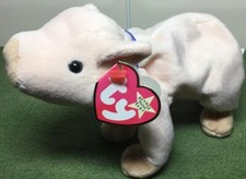 TY Beanie Babies KNUCKLES the Pig  1999 Great Condition RETIRED