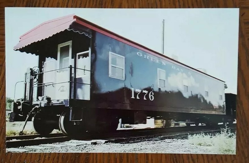 Vintage Postcard Green Bay And Western Railroad "1776" Bicentennial 