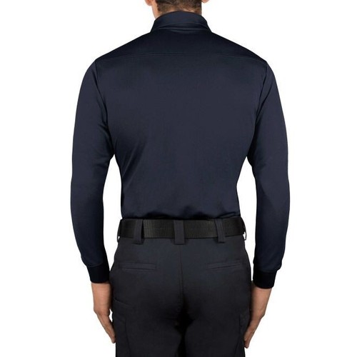New: Blauer Long Sleeve Performance Pro Polo Shirt - Dark Navy - 8144 - Picture 2 of 5