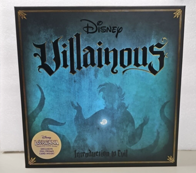 Disney Villainous Introduction To Evil with Lorcana Foil Promo Card Sealed