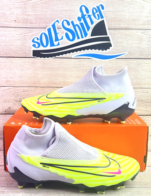 NIKE PHANTOM GX PRO DF FG VOLT/GREY DD9465-705 SIZE 9.5 NIB NO LID