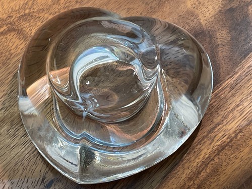 Orrefors Heart Shape Tealight Candle Holder Clear - Picture 4 of 6