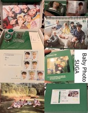 BTS 2019 Season's Greetings Full Complete Set Official - SUGA Baby Photo Card