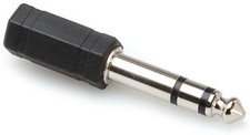 HOSA GPM-103 Headphone Headset Stereo Audio Adaptor - 3.5 mm TRS to 1/4" TRS