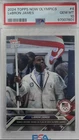 2024 Topps Now Olympics #4 LeBron James PSA 10 USA Flag Bearer Olympic Team Card