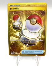Carta SCAMBIO 206/165 set Pokemon 151 Scarlatto e Violetto ITALIANO NEAR MINT