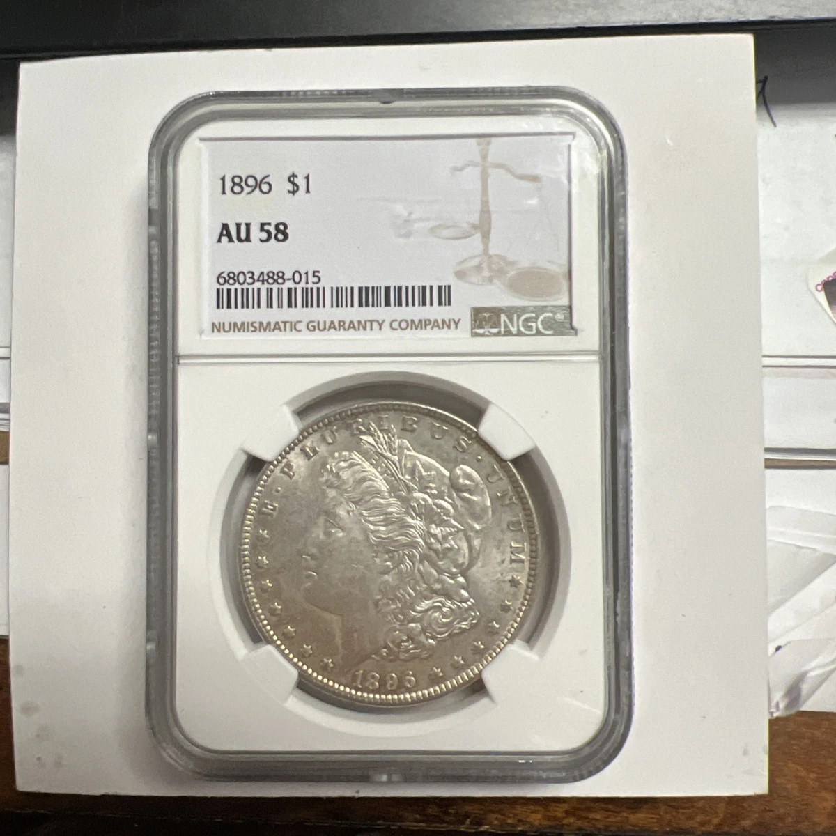 AU 58 Graded 1896 Year Morgan US Dollars (1878-1921) for sale | eBay
