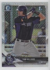 2018 Bowman Chrome Prospects Mega Box Mojo Refractor Sam Hilliard #BCP13 3d7